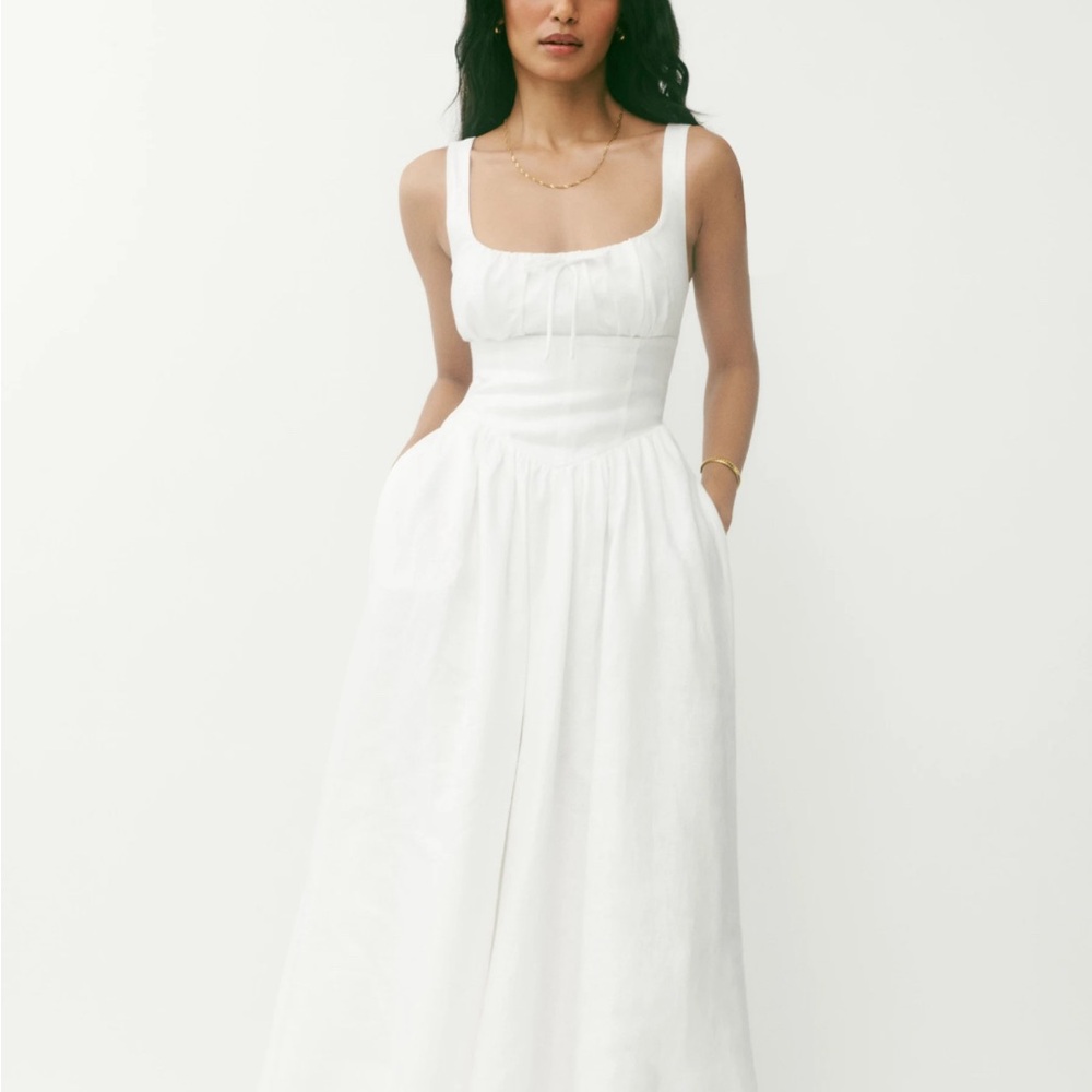 Reformation linen dress